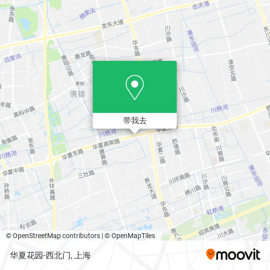 华夏花园-西北门地图