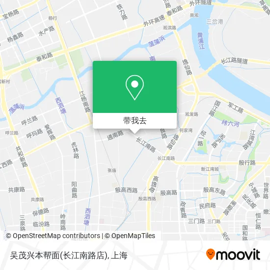 吴茂兴本帮面(长江南路店)地图