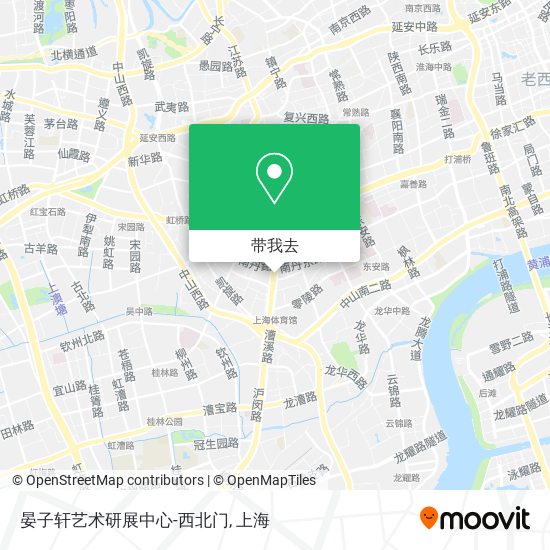 晏子轩艺术研展中心-西北门地图