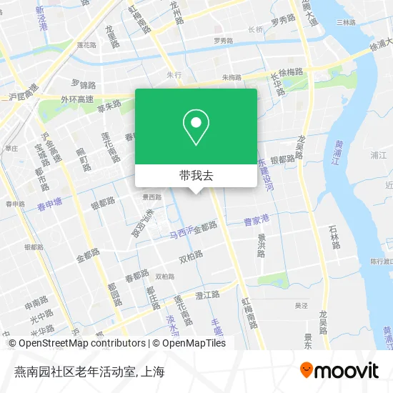 燕南园社区老年活动室地图