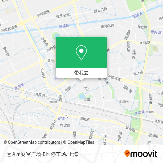 运通星财富广场-B区停车场地图