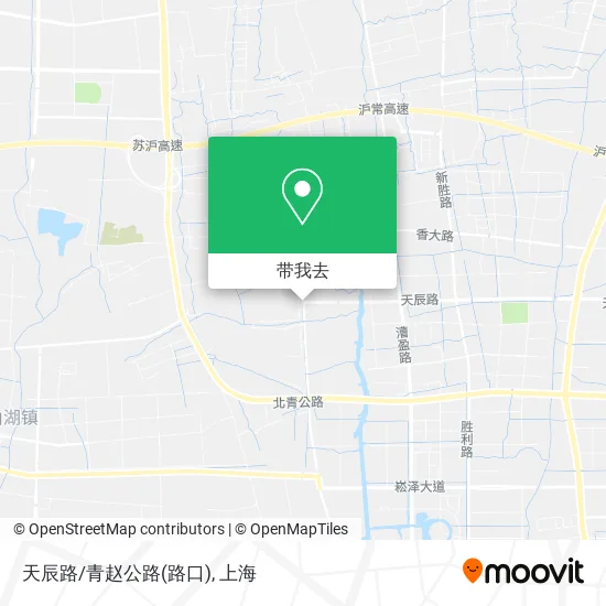 天辰路/青赵公路(路口)地图
