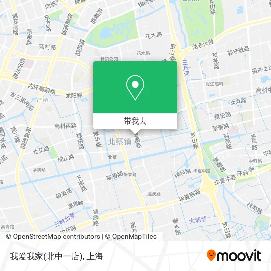 我爱我家(北中一店)地图