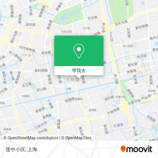 莲中小区地图