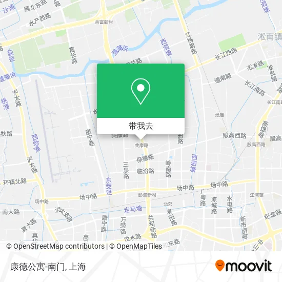 康德公寓-南门地图