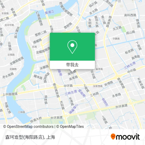 森珂造型(海阳路店)地图