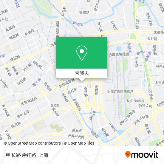 申长路通虹路地图