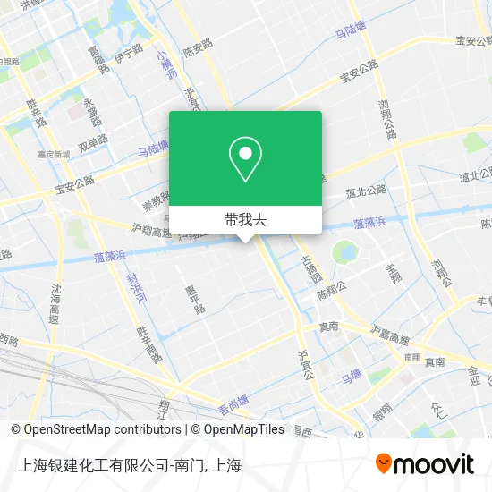 上海银建化工有限公司-南门地图