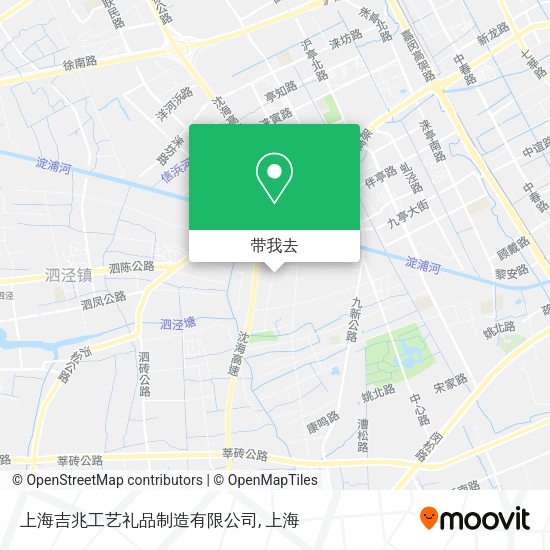 上海吉兆工艺礼品制造有限公司地图