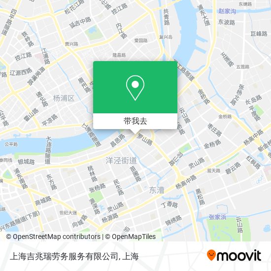 上海吉兆瑞劳务服务有限公司地图