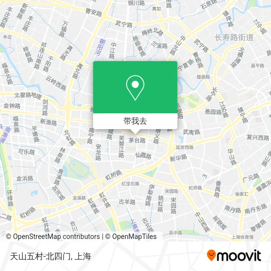 天山五村-北四门地图