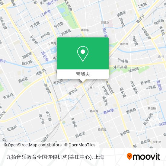 九拍音乐教育全国连锁机构(莘庄中心)地图