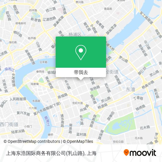 上海东浩国际商务有限公司(乳山路)地图