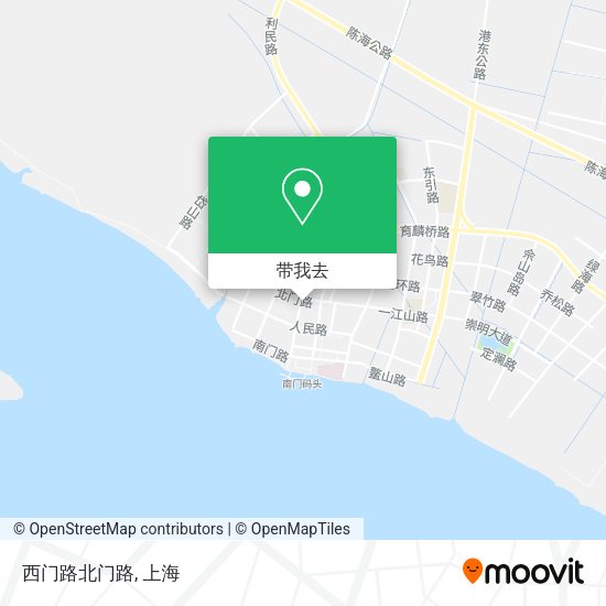 西门路北门路地图