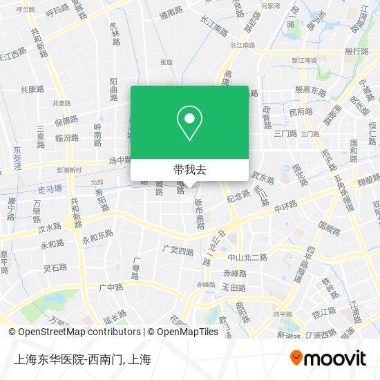 上海东华医院-西南门地图