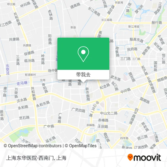 上海东华医院-西南门地图
