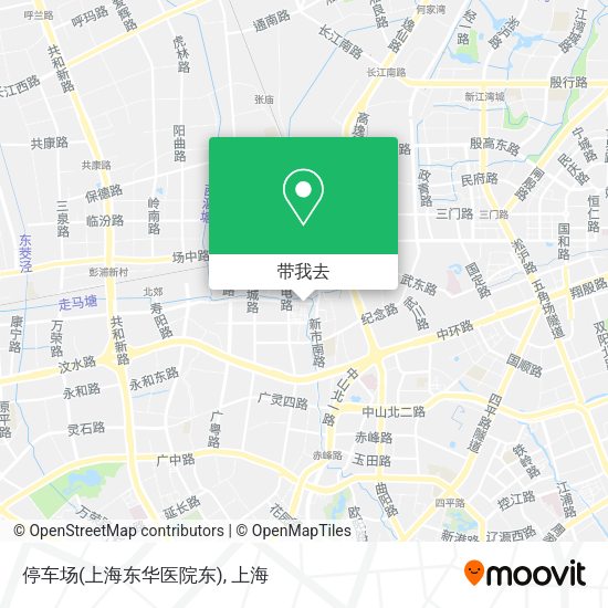 停车场(上海东华医院东)地图