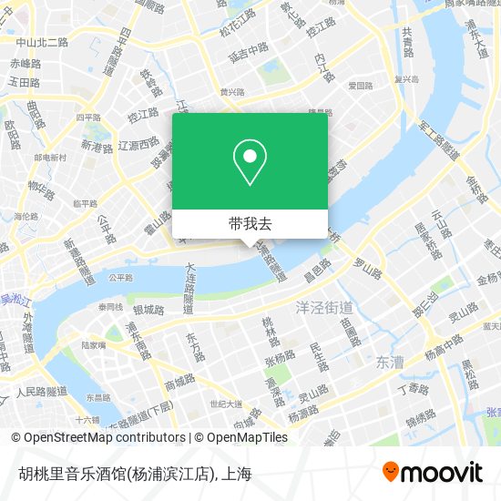 胡桃里音乐酒馆(杨浦滨江店)地图