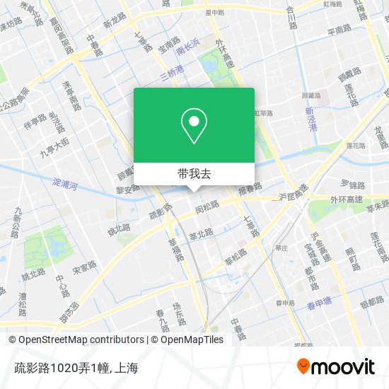 疏影路1020弄1幢地图