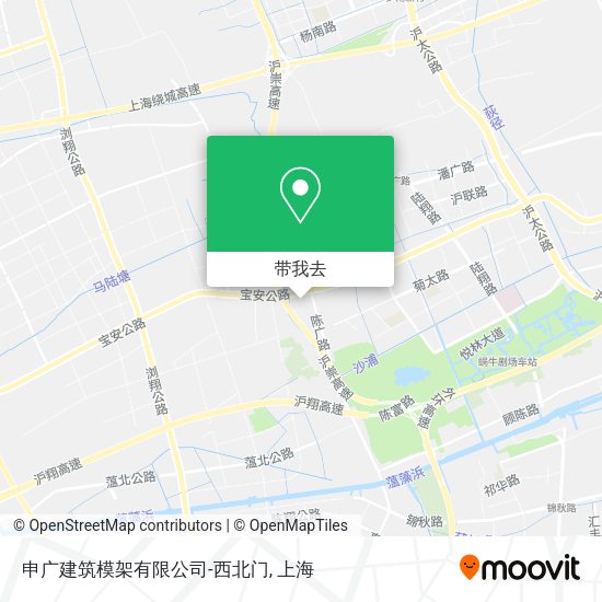 申广建筑模架有限公司-西北门地图