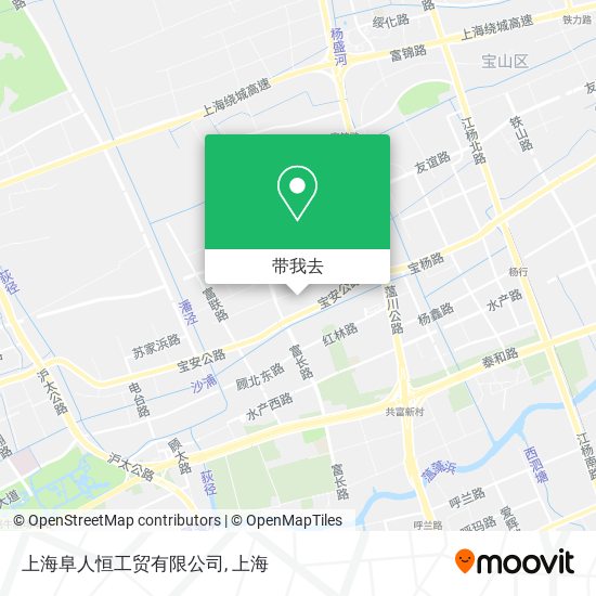 上海阜人恒工贸有限公司地图