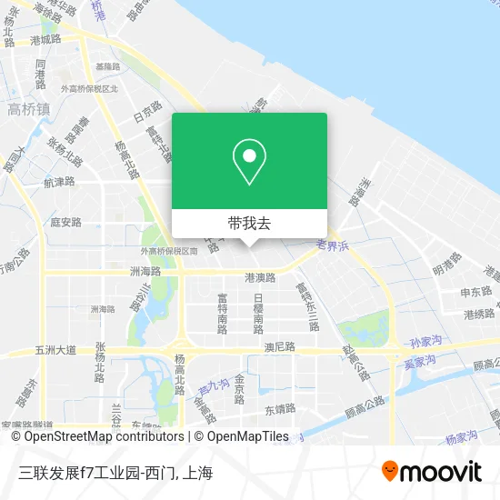 三联发展f7工业园-西门地图