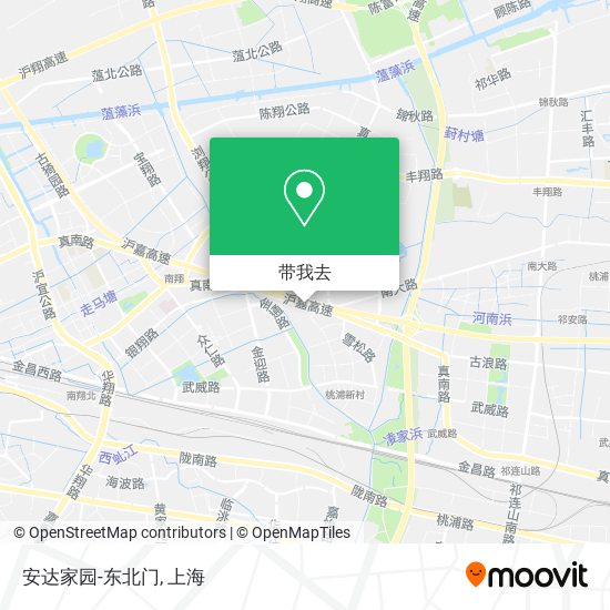 安达家园-东北门地图