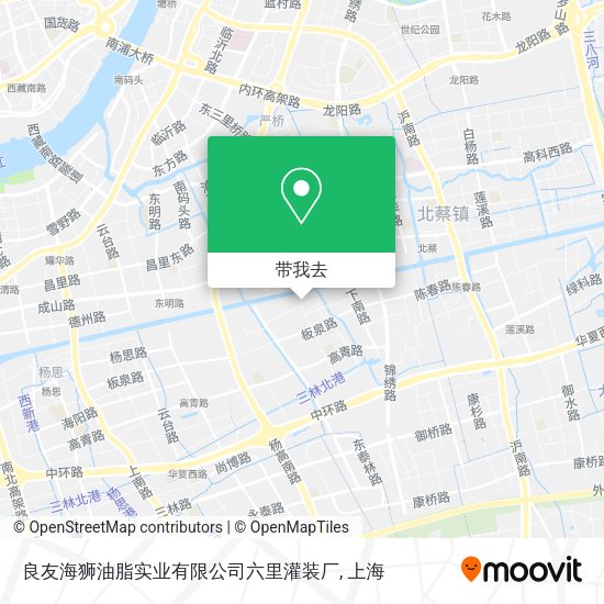 良友海狮油脂实业有限公司六里灌装厂地图