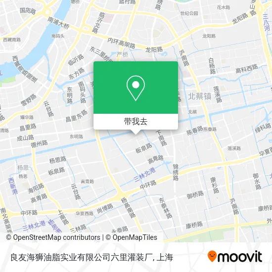 良友海狮油脂实业有限公司六里灌装厂地图