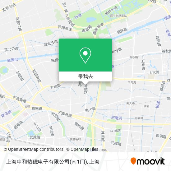 上海申和热磁电子有限公司(南1门)地图