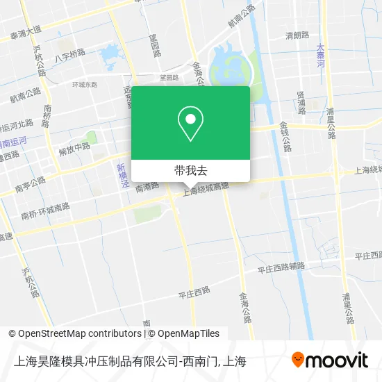 上海昊隆模具冲压制品有限公司-西南门地图