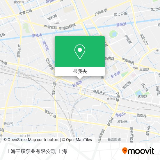 上海三联泵业有限公司地图