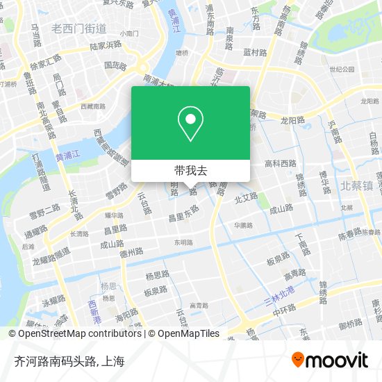 齐河路南码头路地图