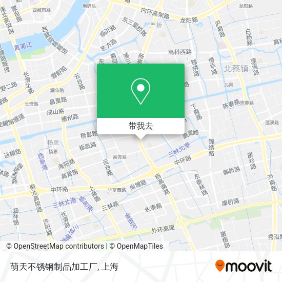 萌天不锈钢制品加工厂地图