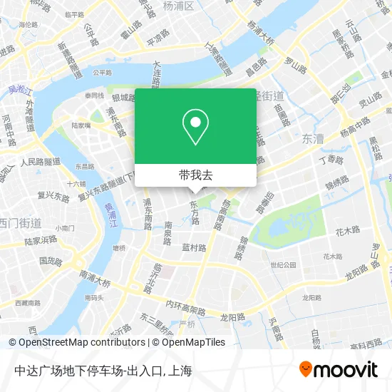 中达广场地下停车场-出入口地图