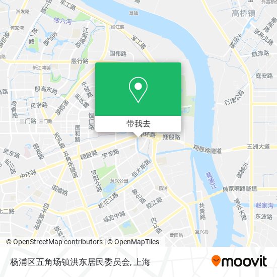 杨浦区五角场镇洪东居民委员会地图