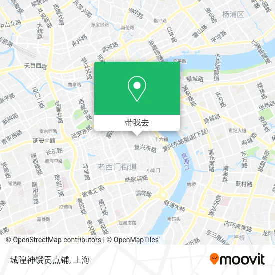 城隍神馔贡点铺地图