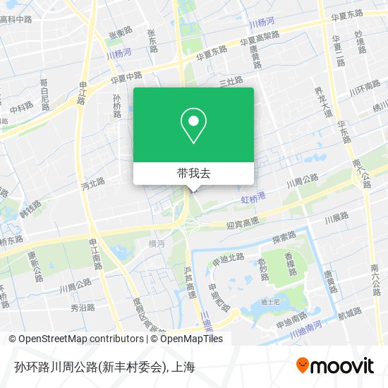 孙环路川周公路(新丰村委会)地图