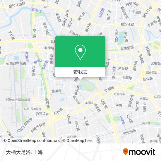 大桶大足浴地图