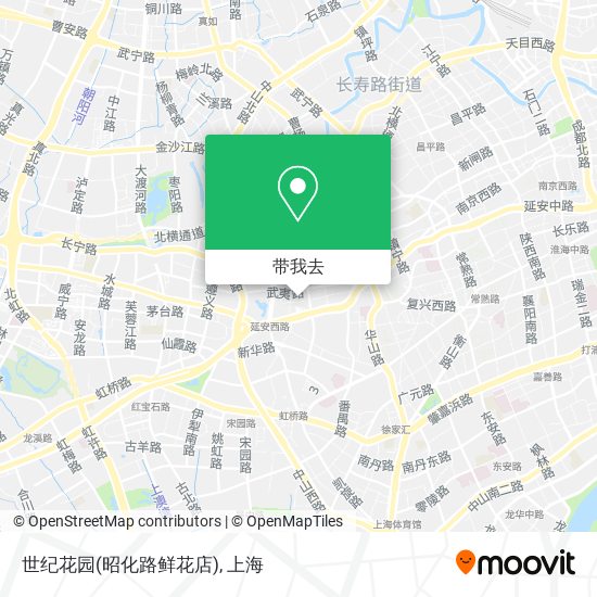 世纪花园(昭化路鲜花店)地图