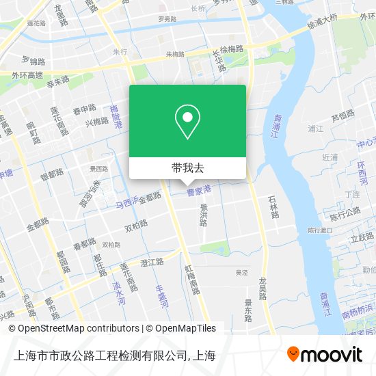 上海市市政公路工程检测有限公司地图
