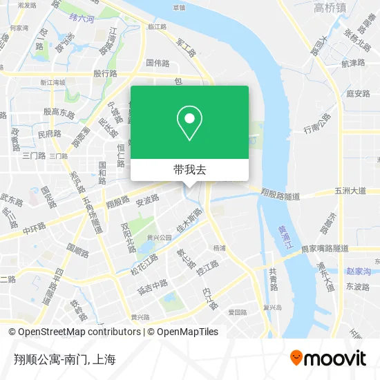 翔顺公寓-南门地图
