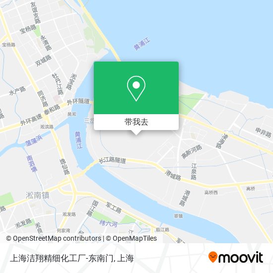 上海洁翔精细化工厂-东南门地图