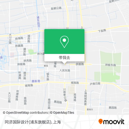 同济国际设计(浦东旗舰店)地图
