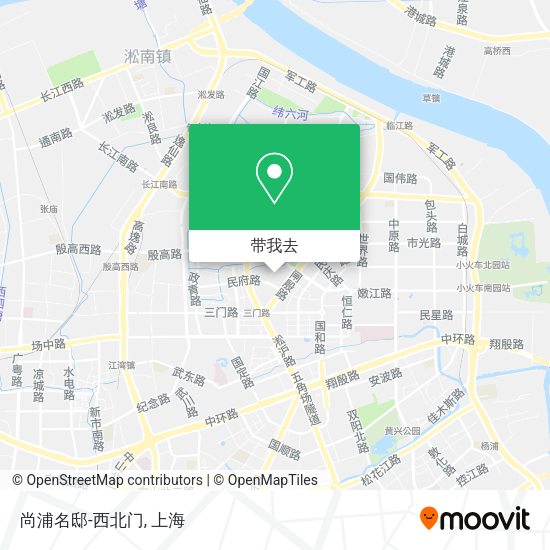 尚浦名邸-西北门地图