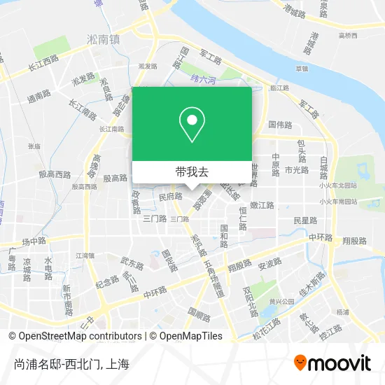尚浦名邸-西北门地图