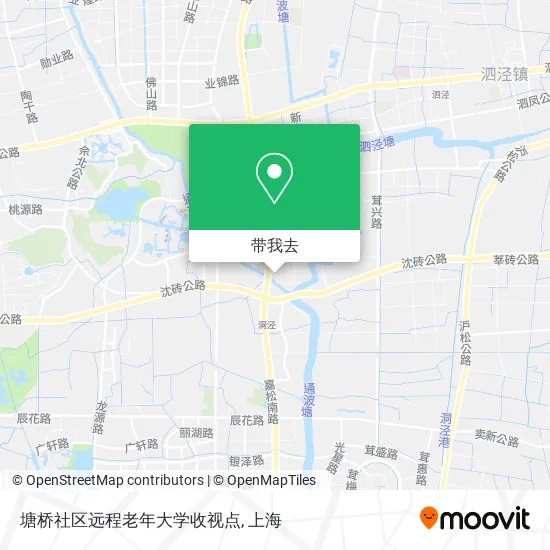 塘桥社区远程老年大学收视点地图