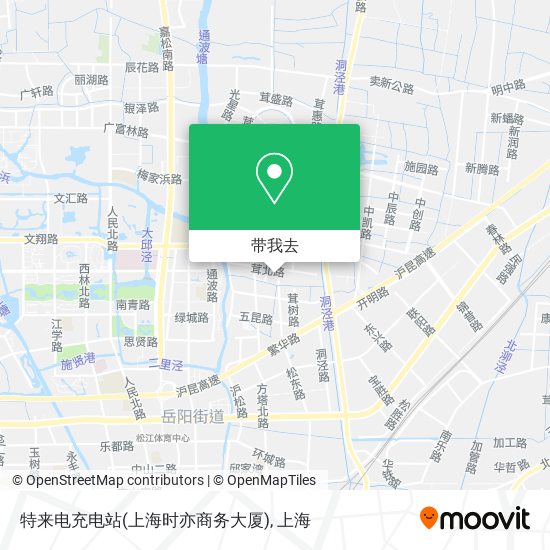 特来电充电站(上海时亦商务大厦)地图