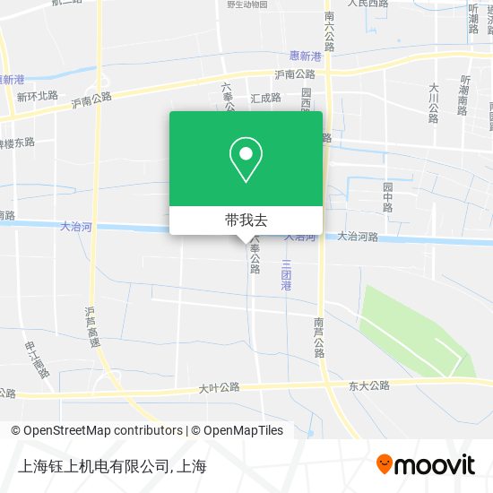 上海钰上机电有限公司地图