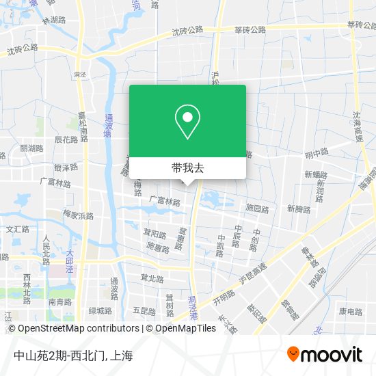 中山苑2期-西北门地图